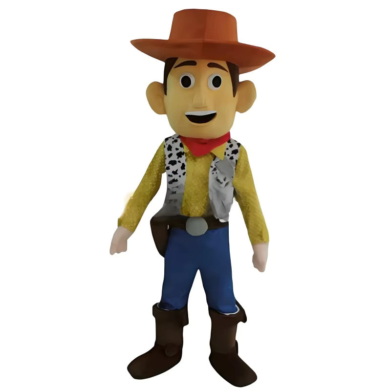 Potdemiel Cowboy/Federhund-Maskottchen-Kostüm, Zeichentrickfiguren Cosplay-Kostüm - Bild 2