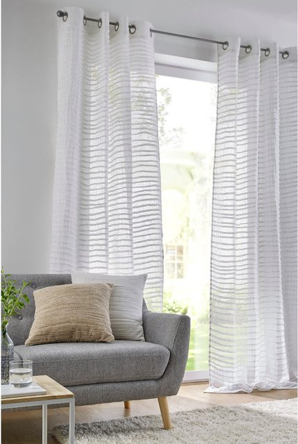 Heine Home Dekostore aus Musselin in Weiß, transparent, Unisex - Bild 1