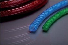 APD Gewebeschlauch PVC 81B mit Einlage, blau transparent, Durchmesser: 13 mm, Länge: 50 m - Bild 1
