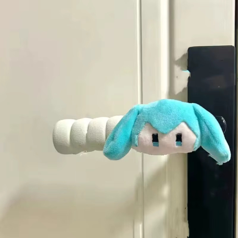 Bandai Hatsune Miku Türgriff-Schutzhülle, Anti-Kollisions-Pad, Ziehgriff, niedliche runde Schutzhülle - Bild 2