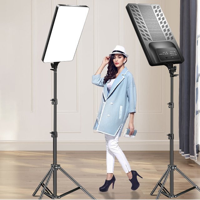SZKOSTON 50W LED Video Licht Panel zweifarbig 3200K-6500K Schwarz für Fotografie und Live-Streaming - Bild 1