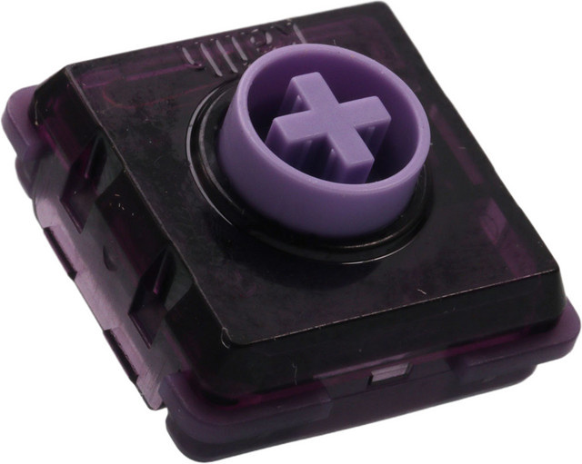Purple Iris Mini Switch 30g Linear Low Profile Silent Switch für mechanische Mini-Tastaturen und Hitbox in Purple - Bild 1