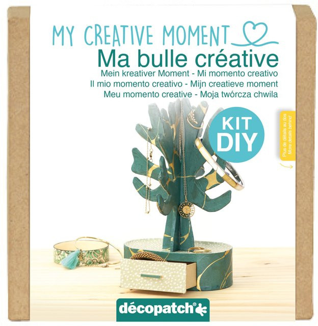 décopatch Bastelset Kreativer Moment Schmuckbaum Multicolor aus Pappmachée - Bild 1