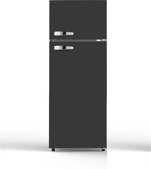 PKM Kühl-Gefrierkombination GK210-2 SB, freistehend, Schwarz, B/H/T: 54 x 143 x 54,5 cm - Bild 1