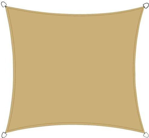 Siena Garden Sonnensegel Solino Quadratisch aus HDPE in Natur/Sand, B/T: 360 x 360 cm - Bild 2