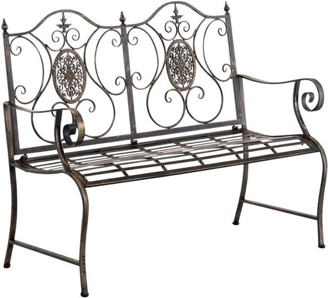 TPFGarden Bank Puncho Gartenbank aus Eisen in Bronze im Jugendstil - Bild 1