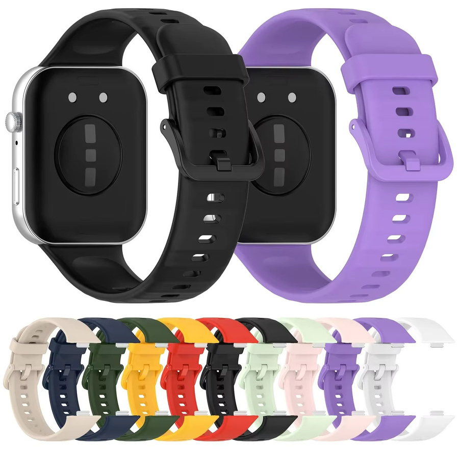 Uhrenarmband Silikon, Weiß, Unisex - Bild 4