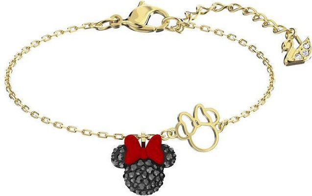 Swarovski Armband, vergoldet, Schwarz, Kristall, Damen - Bild 1