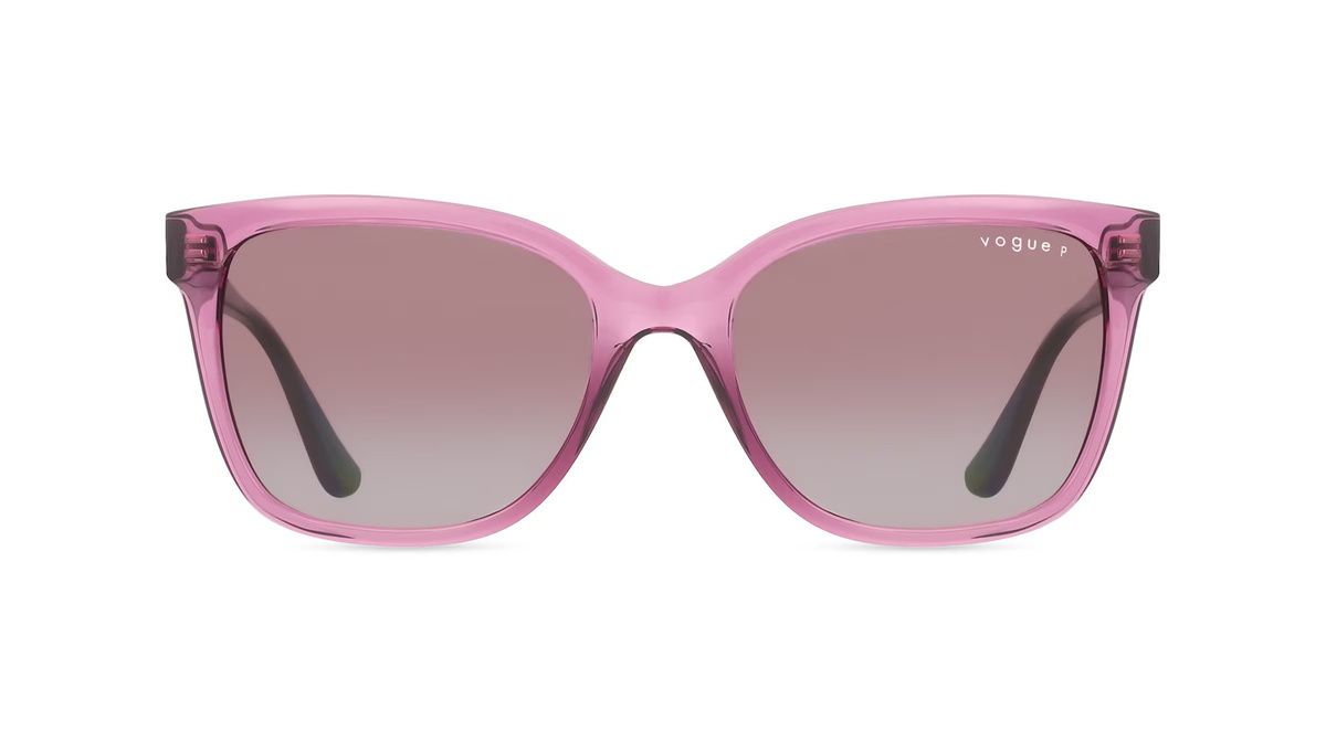 Vogue VO5426S Sonnenbrille, Vollrand, Quadratisch, Kunststoff, lila, grau, Damen - Bild 1