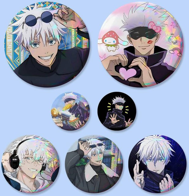 Brosche Cartoon G-Gojo Satoru, Unisex - Bild 1
