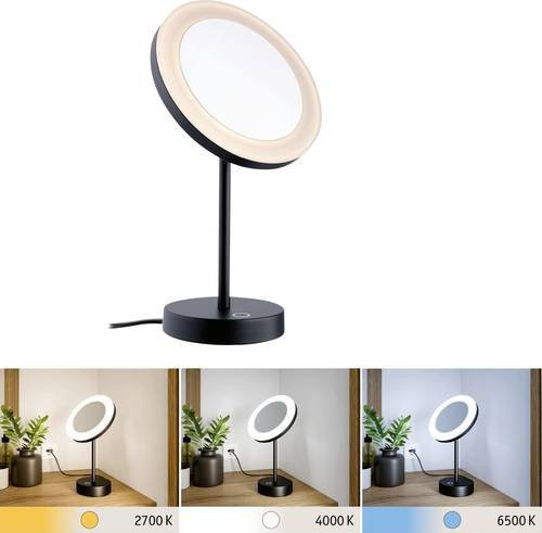 Paulmann Masua 71151 LED-Spiegelleuchte 4W Warmweiß Schwarz matt IP44 für das Badezimmer - Bild 1