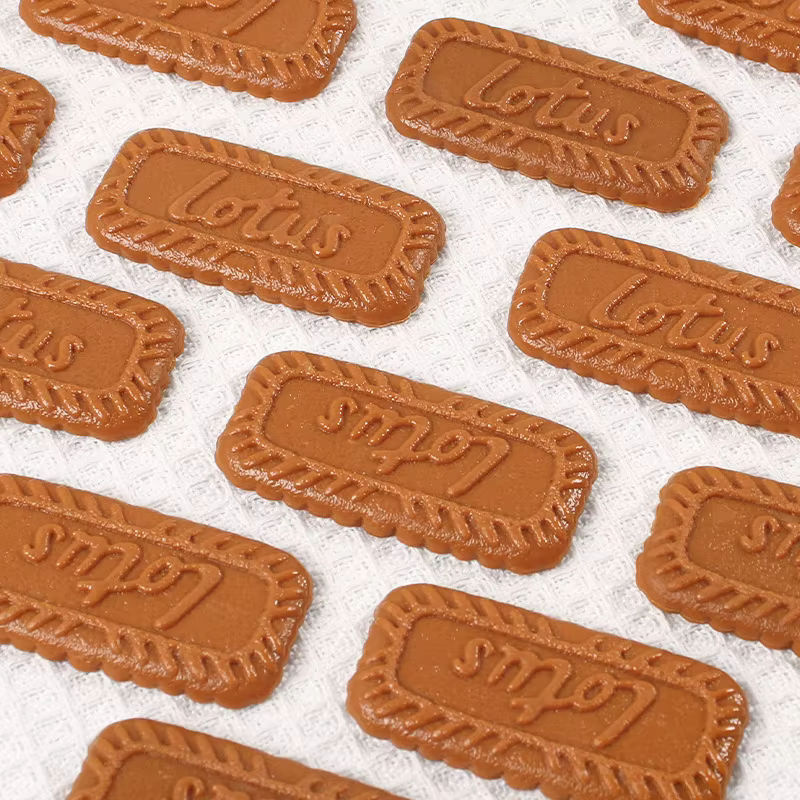 Künstliche Cookies und Gebäckmodelle aus Kunstharz in Braun als Dekoration für Fotografie, Hochzeit und Party - Bild 5
