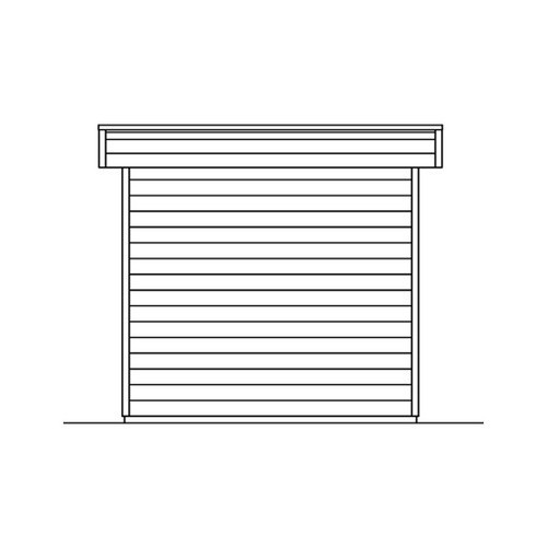 SKANHOLZ Gartenhaus Venlo aus Holz in Grau, B/H/T: 290 x 255 x 250 cm - Bild 1
