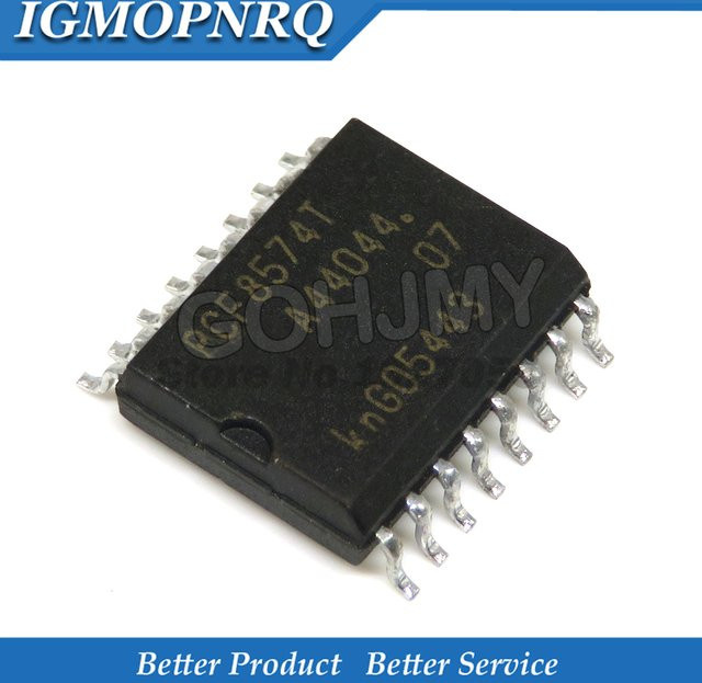 5 Stück PCF8574T SOP-16 SMD Chips Original in Schwarz - Bild 1