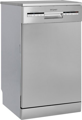 Exquisit Geschirrspüler GSP9109-030E in Silber, B/H/T: 44,8 x 84,5 x 60 cm - Bild 1