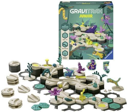 Ravensburger GraviTrax Junior Starter-Set Jungle Bahn ab 3 Jahren - Bild 2