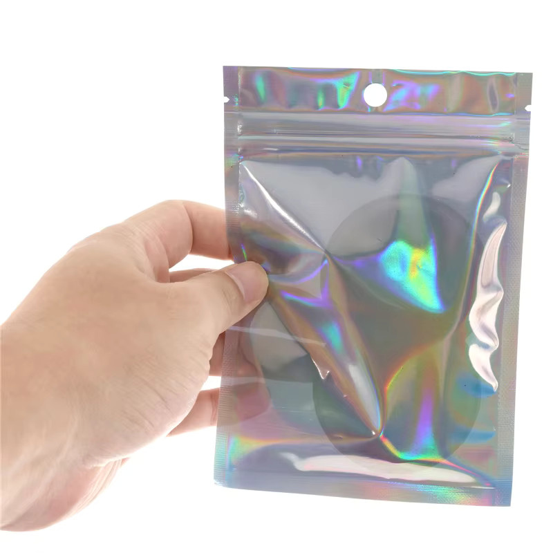 100 Stück transparente Bubble Mailer mit Zip-Lock-Verschluss aus Kunststoff für Geschenkverpackungen und Kosmetik - Bild 3