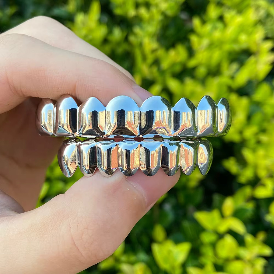 RACHELZ Grillz, 14K Gold überzogen, Gold, Unisex - Bild 3