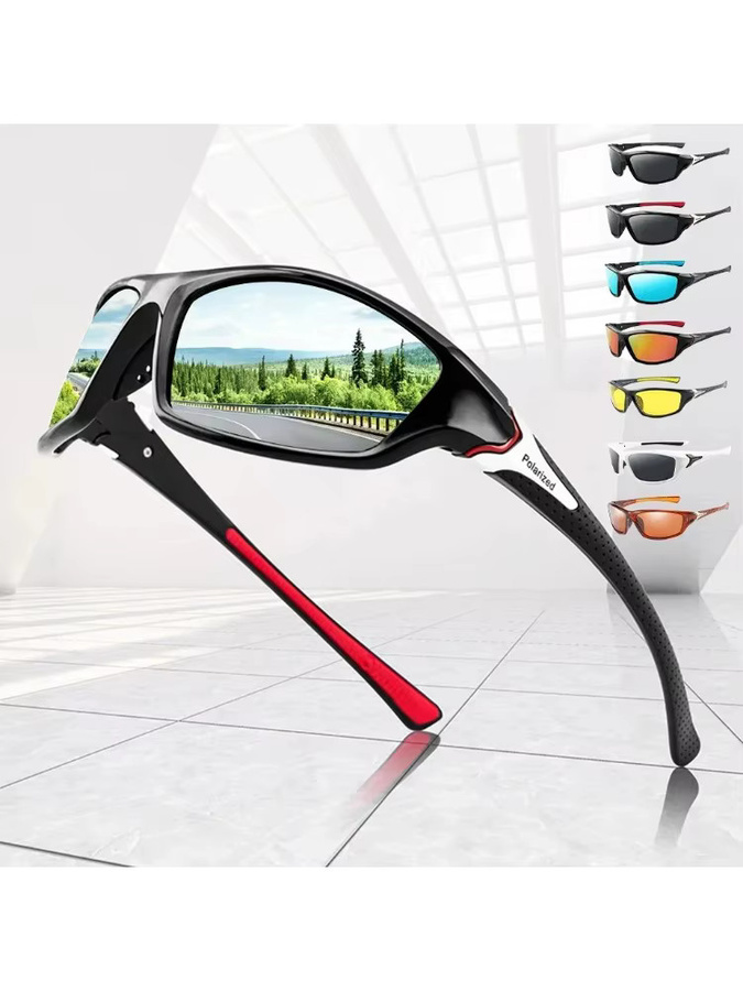 NNYDEL Sportsonnenbrille, Unisex, Vollrand, Schwarz, Kunststoff - Bild 1