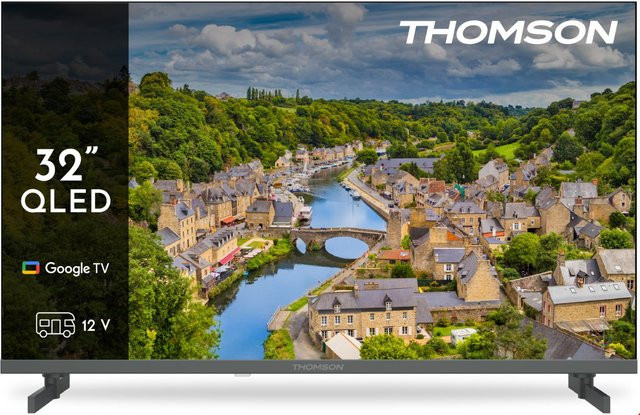 Thomson 32FQG3S15C QLED Smart-TV in Grau mit Full HD, Sprachsteuerung, Wi-Fi und Bluetooth, 80 cm (32 Zoll) - Bild 1