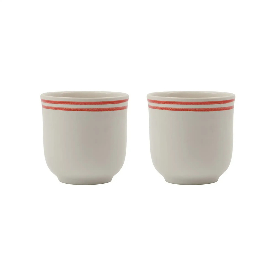 Nicolas Vahé Bistro Becher Set, 2er Set, rot weiß - Bild 1
