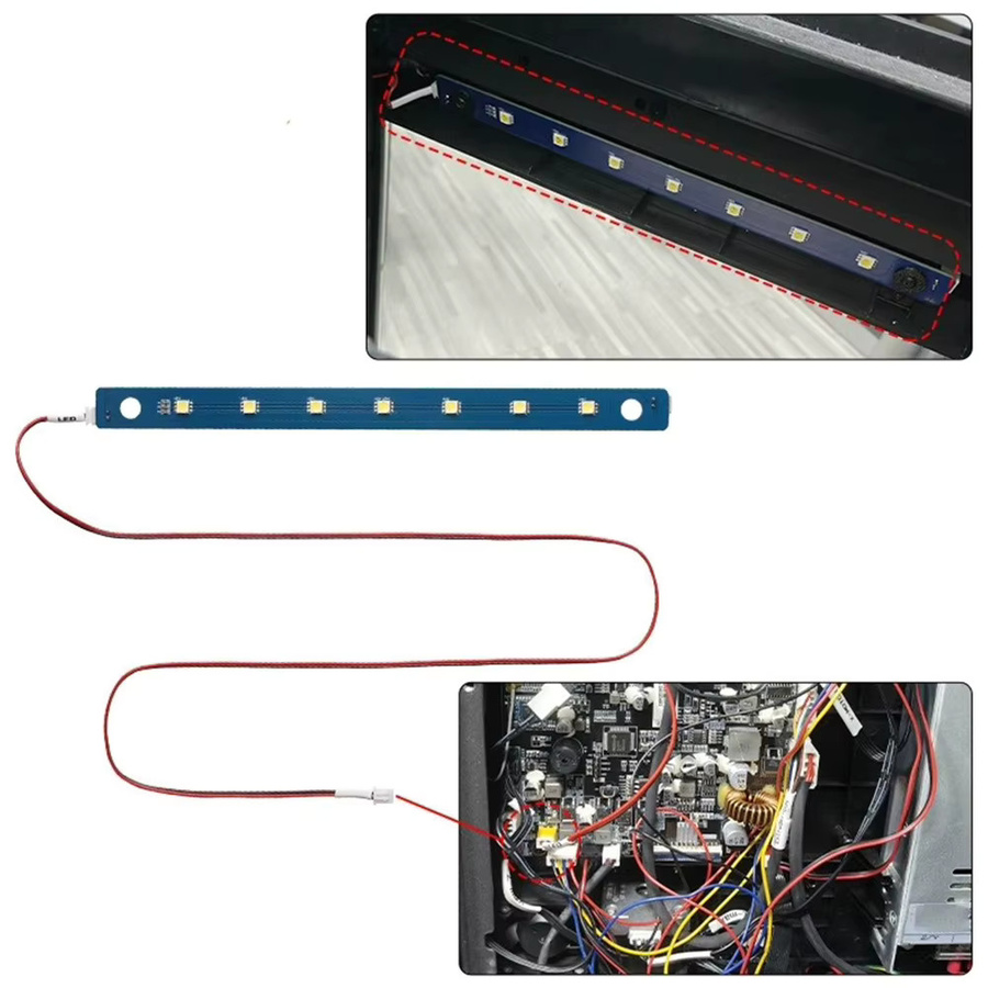 Flashforge LED-Lichtplatine für Adventurer 5M und AD5M Pro, 7 Lampenperlen mit Kabel, 24V, 3D-Druckerzubehör - Bild 4