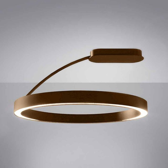TeamItalia Bellai Home Plafone Braccio 70 LED-Deckenleuchte in Rost-Braun mit warmweißem Licht (2700K) - Bild 1