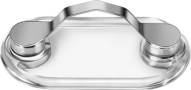 Brillenclip Metall, Magnetisch, White, Transparent - Bild 1
