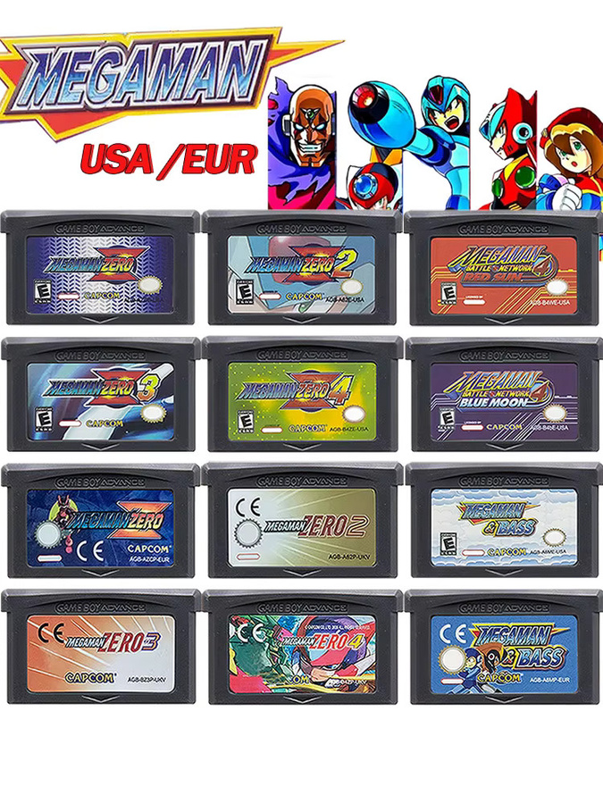 Mega MaN GBA Videospiel-Modul Bandai Action Adventure Cartridge Red Sun Blue Moon für 32-Bit-Konsolen - Bild 4