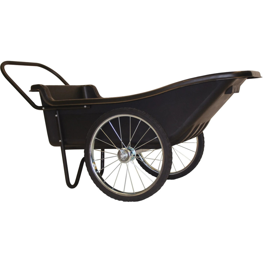 Polar Schubkarre Premium Schwarz 283 l B/H/T: 74 x 74 x 165 cm - Bild 6