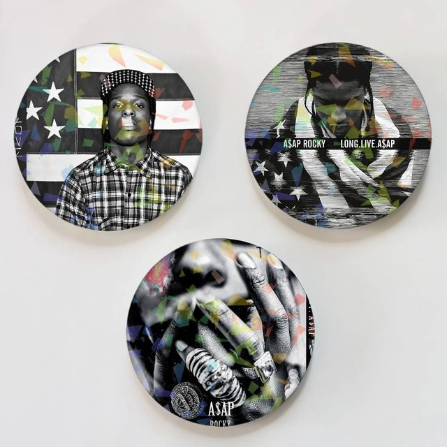Brosche A-ASAP Rocky, Laser Abzeichen, Pin - Bild 1