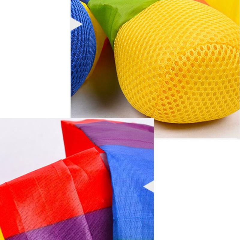 UYAOZHISHANG Regenbogen-Schwanzball Sandsack Sensorisches Training 3-6 Jahre - Bild 2