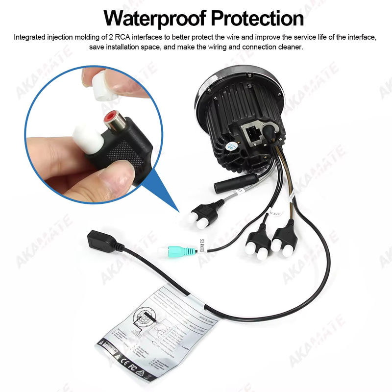 AKAMATE Wasserdichtes Bluetooth Bootsradio-System mit FM-AM-Antenne und Media-Player für Wohnmobil, ATV, UTV und SPA - Bild 5