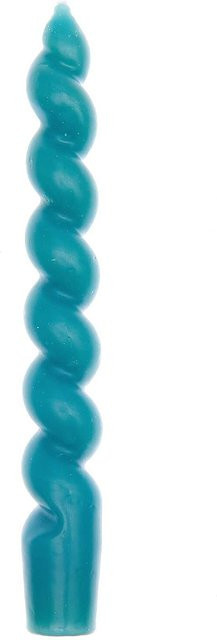 Rico Design Spiralkerze in Petrol, Durchmesser: 2,4 cm, Höhe: 18,5 cm - Bild 1