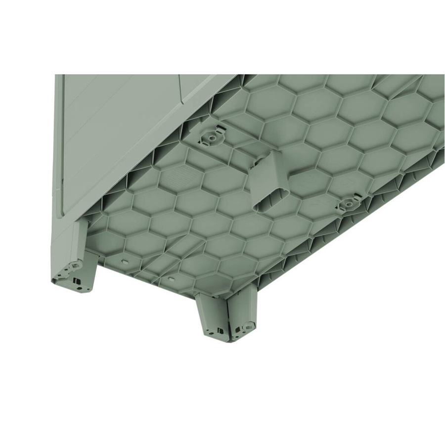 Keter Kunststoffschrank Planet Outdoor in Jade Green mit Regalböden und Schloss, B/H/T: 80 x 182 x 44 cm - Bild 2