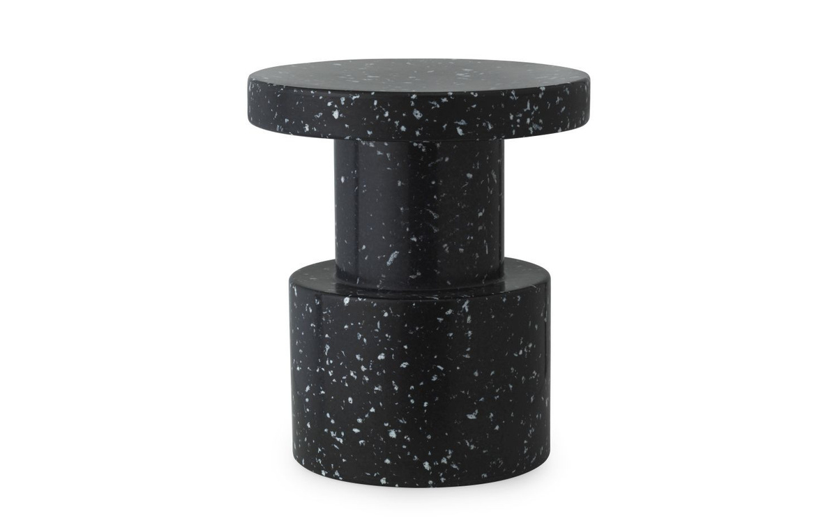 Normann Copenhagen Bit Stool Hocker in Schwarz aus recyceltem Kunststoff mit skandinavischem Design - Bild 4