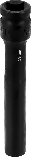 Steckschlüssel Adapter Set 1/2 Zoll mit Innen Sechskant 8-24mm in Schwarz für Schlagschrauber und pneumatische Werkzeuge - Bild 1