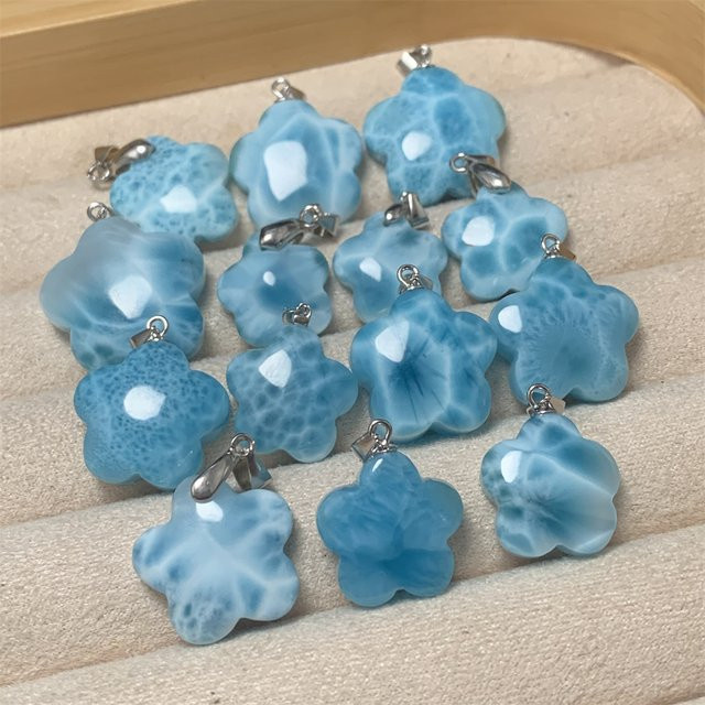 NOTWOSAME Halskette, Larimar, Silber, Damen - Bild 1