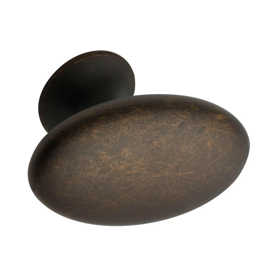 Furnipart Möbelknopf Simple aus Zinkdruckguss in Antik Braun, Breite: 6,0 cm - Bild 2