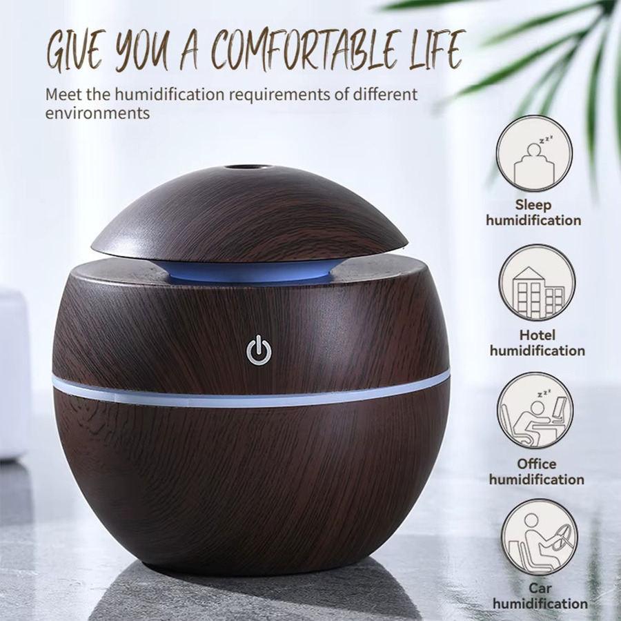 ARTOFUL Desktop Mini Ultraschall-Luftbefeuchter mit Aromatherapie und farbiger LED-Nachtbeleuchtung - Bild 3