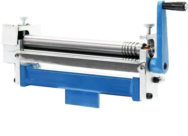 Wiltec Drei Walzen Rundbiegemaschine für Blechbearbeitung, Blau, B/T/H: 48,0 x 15,0 x 20,0 cm - Bild 1
