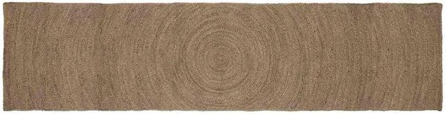 vidaXL Bereichsteppich aus Jute in Grau und Braun, rechteckig, Breite: 80 cm, Länge: 400 cm - Bild 1