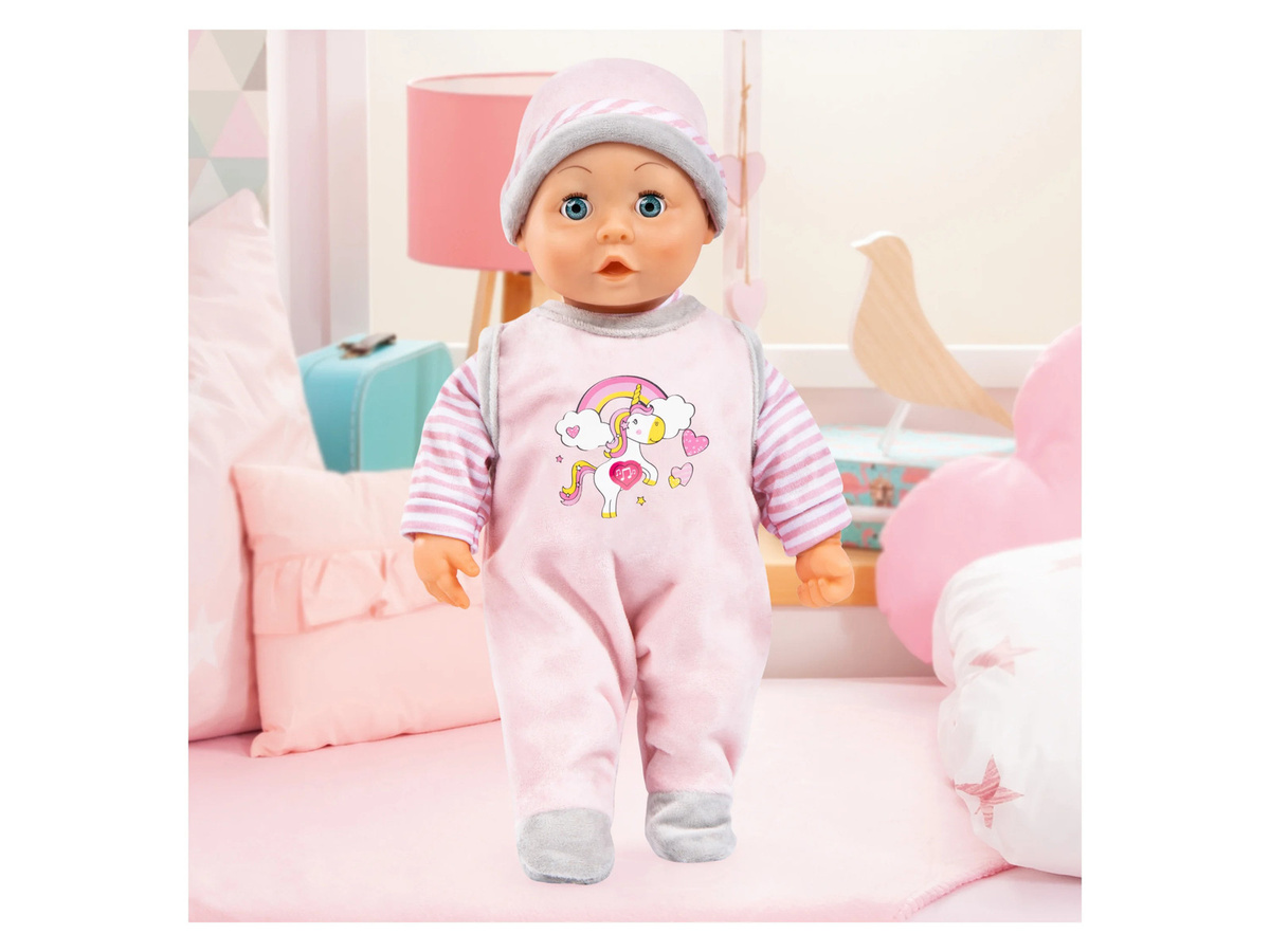 Bayer Design Piccolina First Words Baby Einhorn Puppe ab 1,5 Jahren - Bild 3