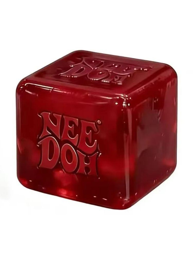 Schylling Nee-doh Nice Cube, Knetspielzeug, bordeaux, ab 0 Jahre - Bild 2
