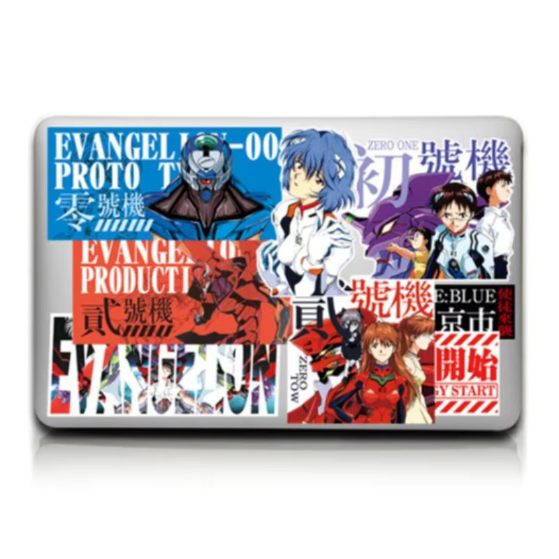 Bandai Neon Genesis Evangelion Aufkleber Ayanami Rei Anime Merchandise in Multicolour - Bild 4