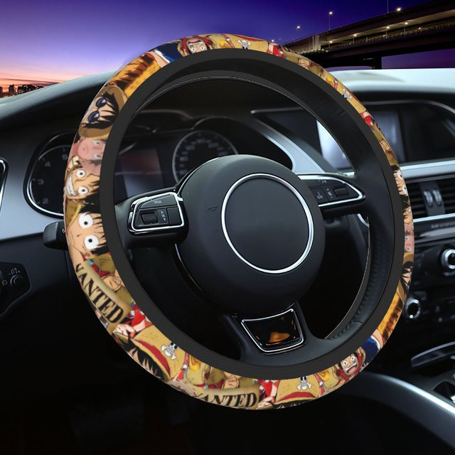 Bandai Luffy Anime Lenkradschutz, einteiliger Auto-Lenkradbezug - Bild 1