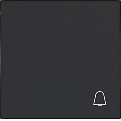 Hager Wippe Schalter Nachtschwarz matt WAW1011BM - Bild 1