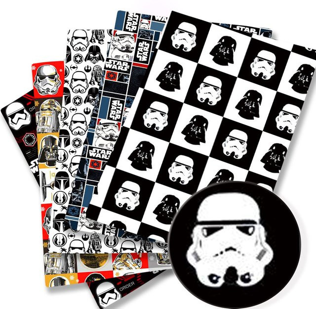 Star Wars Patchwork-Stoff, Textil, Bunt / Mehrfarbig - Bild 1