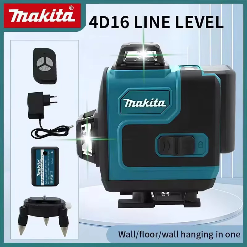 Makita Kreuzlinien-Laser mit 16 Linien in Grün für horizontale und vertikale Messungen - Bild 5