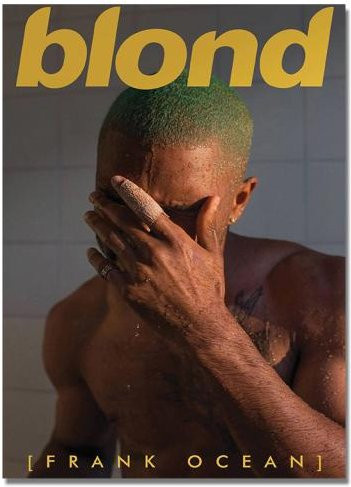 Redamancy Gallery Wandkunst Frank Ocean Blonde Poster Leinwand B: 40 cm, H: 50 cm, Multicolor - Bild 1